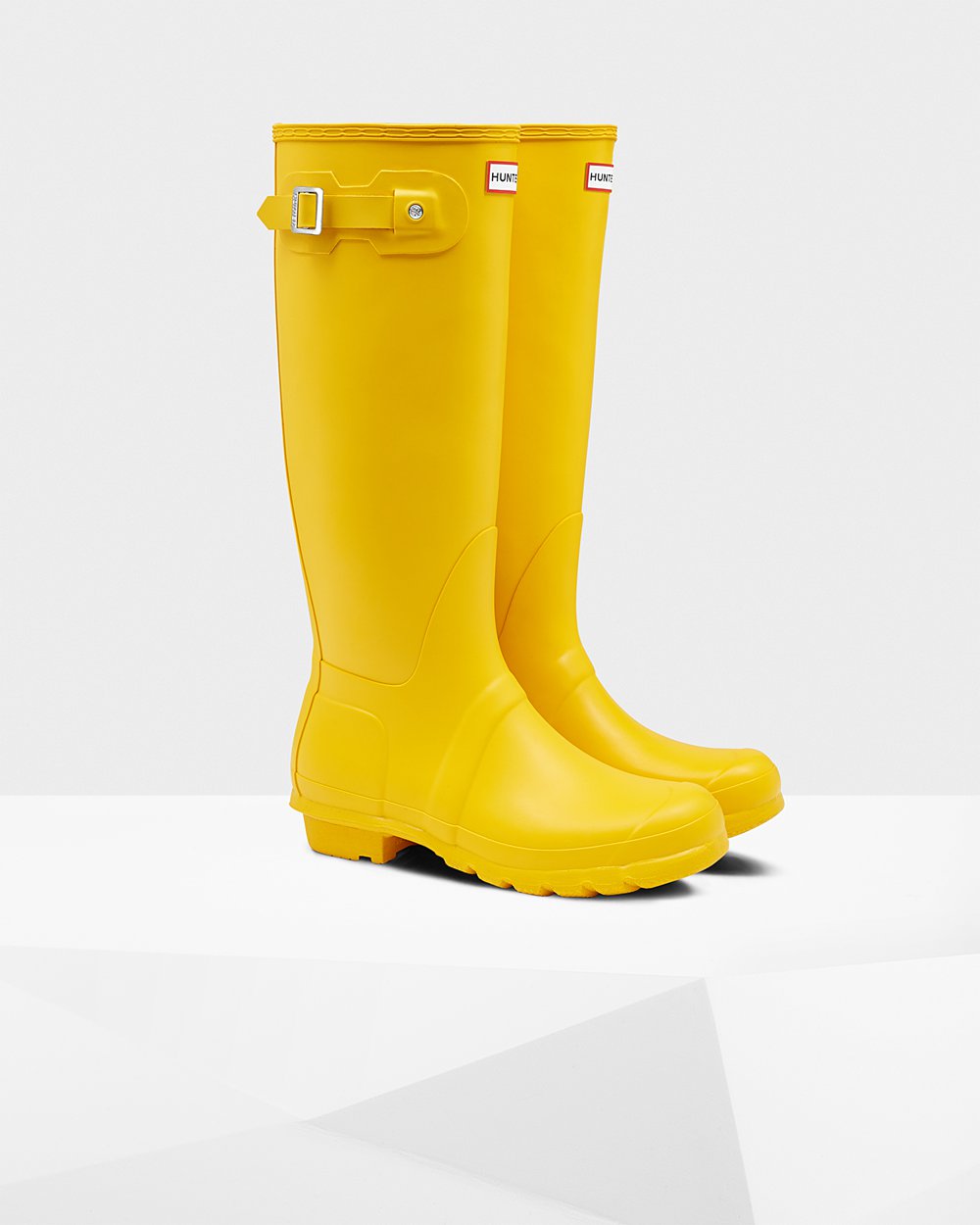 Botas de Lluvia Altas Hunter Mujer - Original - Amarillos - YXWPQBN-67